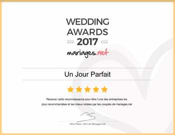 Recommandé sur mariages.net en 2017